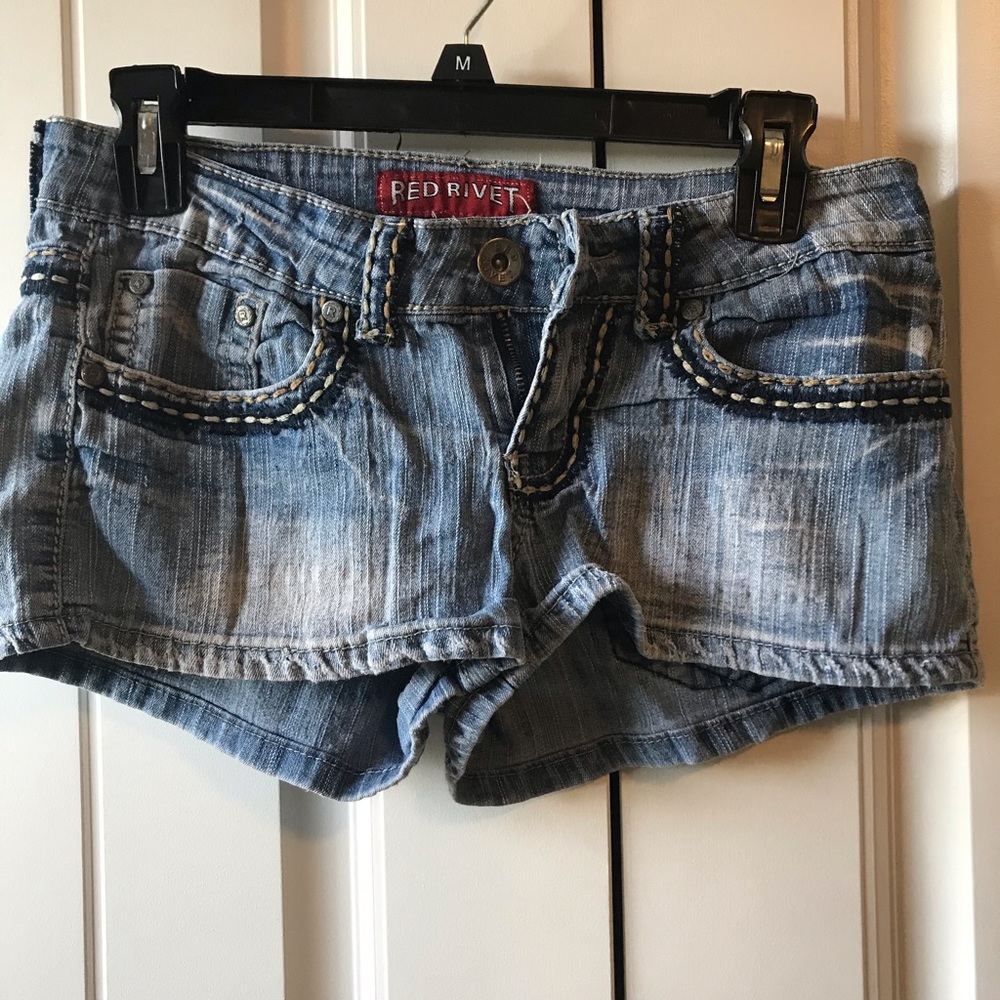Blue jean shorts, size 7